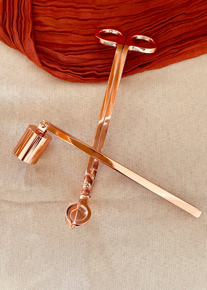 Candle flame snuffer